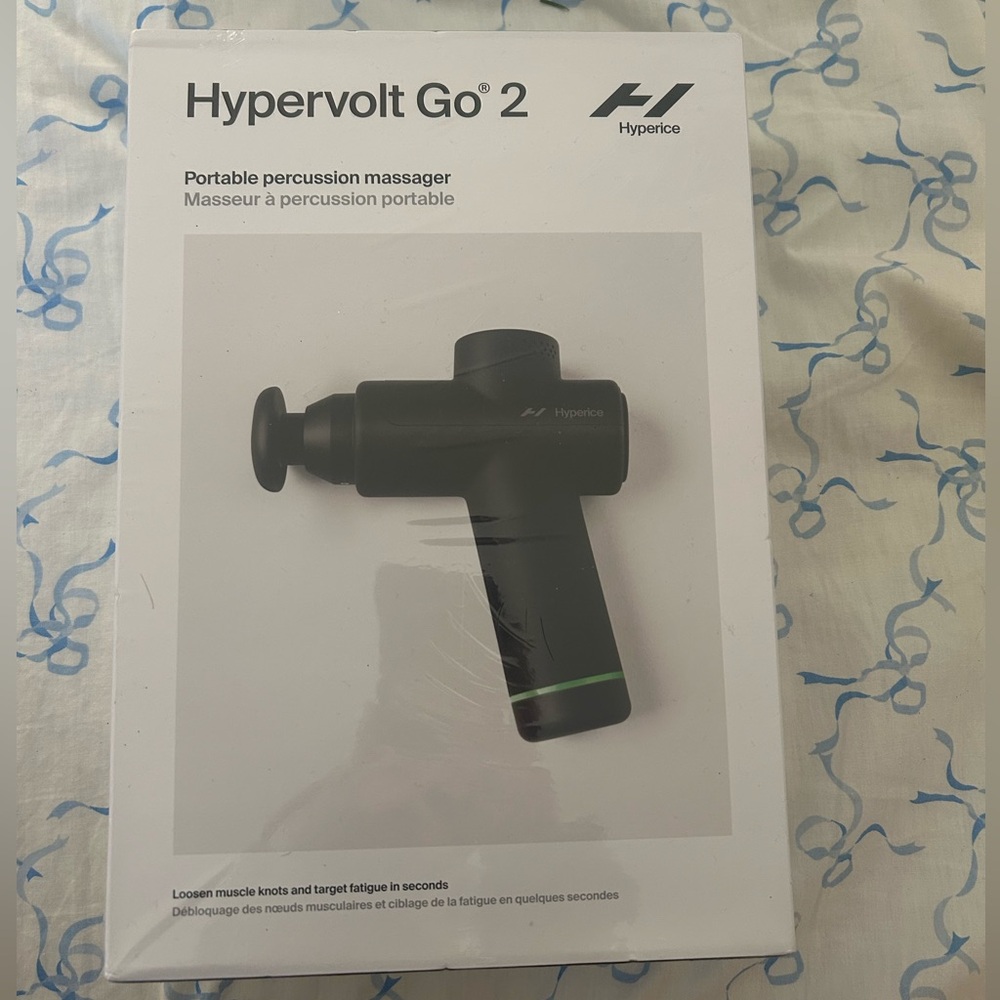Hypervolt Hyperice Go 2 portable percussion massager
